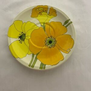 (6) Vintage Metlox plates